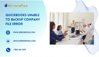 QuickBooks Unable to Backup Company File Error: 