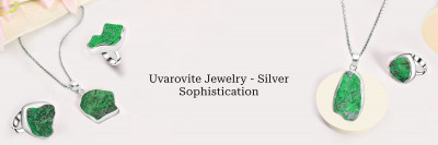 Chic and Charismatic: Silver Uvarovite Jewelry for Unforgettable Style: 