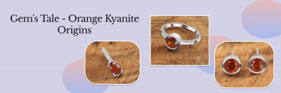 Orange Kyanite Jewelry in Sterling Silver - Elevate Your Work And Casual Outfits: 