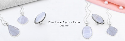 Healing Elegance: Harnessing its Therapeutic Properties and Uses of Blue Lace Agate: 