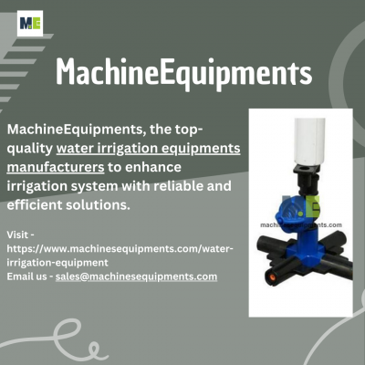 Water Irrigation Equipments Manufacturers: 