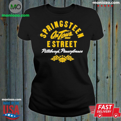 Official Bruce Springsteen And E Street Band August 15-18 2024 Pittsburgh PA Shirt: 