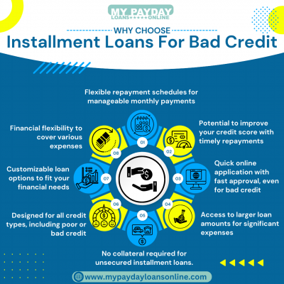 Discover Flexible Installment Loans for Bad Credit at My Payday Loans Online: 