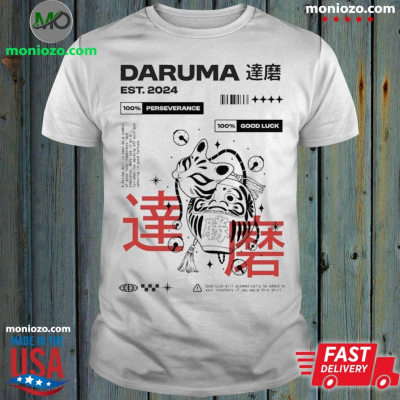 Daruma Perseverance Good Luck Est 2024 Shirt: 