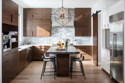 How to Replicate a Mid Century Modern Kitchen Design in a Space: 
