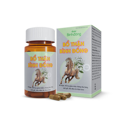 Bổ thận Bình Đông tăng cường chức năng thận: 