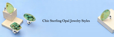 Stunning Simplicity: Elegant Sterling Opal Jewelry for Understated Style: 