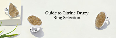 Radiant Citrine Druzy Ring: Sparkling Gemstone Elegance: 