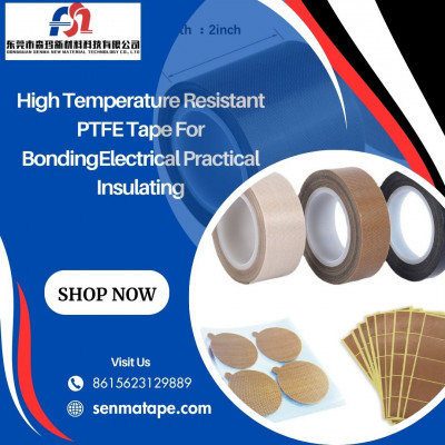 High Temperature Resistant PTFE Tape For BondingElectrical Practical Insulating: 