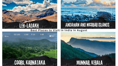 Best Places to Visit in India in August: 