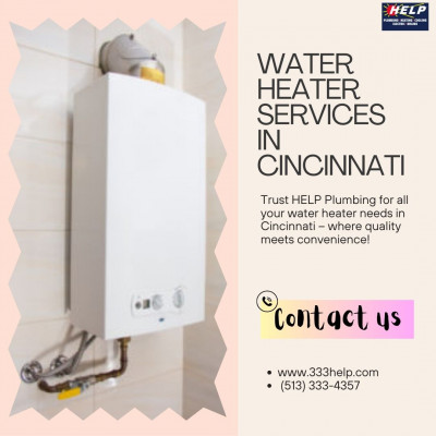 Expert Water Heater Services in Cincinnati | HELP Plumbing: 