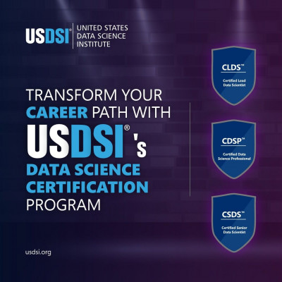 TRANSFORM YOUR CAREER PATH WITH USDSI® DATA SCIENCE CERTIFICATION PROGRAM: 