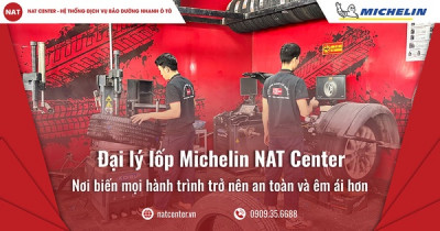 So sanh lop Michelin va Maxxis tai trung tam bao duong xe o to NAT Center: 