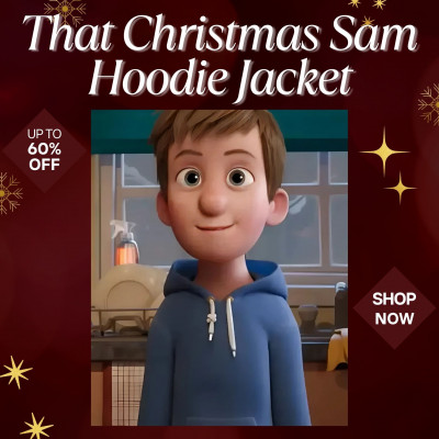 That Christmas Sam Hoodie Jacket: 