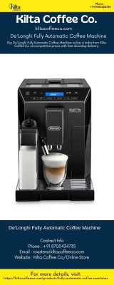 De'Longhi Fully Automatic Coffee Machine: 