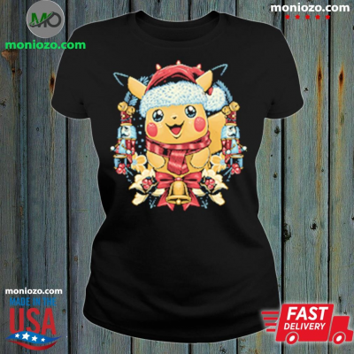 Official Christmas Electricity Pikachu Shirt: 