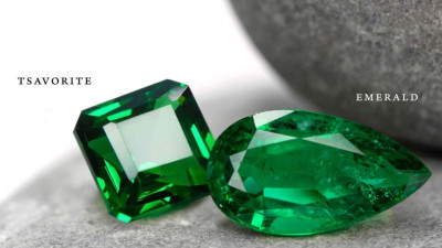 Tsavorite vs. Emerald: A Clash of Green Gem: 