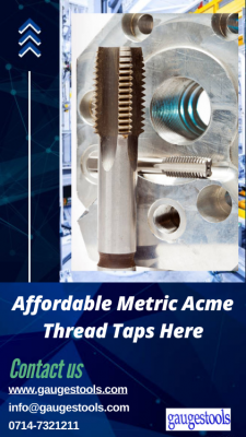 Top Quality Metric Acme Thread Taps: 