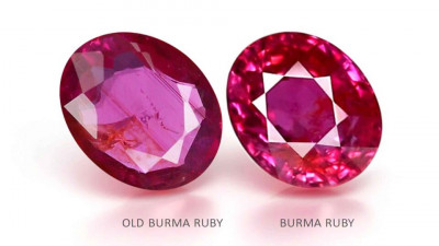 Old Burma Ruby vs New Burma Ruby: 
