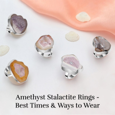 Amethyst Stalactite Ring Etiquette - When and How to Wear Your Precious Pieces: 