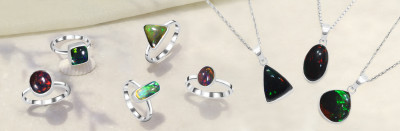 The Mystique of Black Opal: Nature's Fiery Gem: 