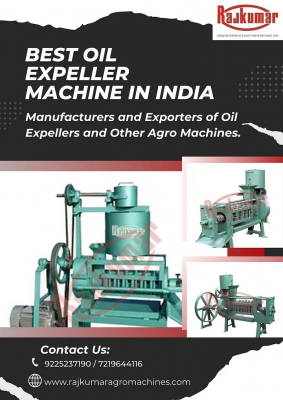 Choose Oil Expeller Machine Manufacturer - Rajkumar Agro Machines: 