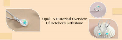 October's birthstone, opal, symbolizes hope, creativity, and emotional healing.: 