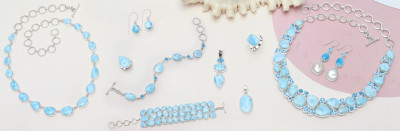 Larimar Jewelry: Capturing the Ocean's Serenity: 