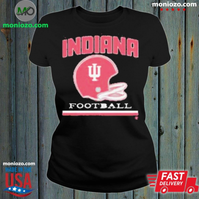 Official Indiana Football vintage helmet T-Shirt: 