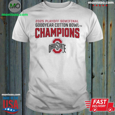 Official Ohio State Buckeyes College Football Playoff 2025 Cotton Bowl Champions Huddle Up T-shirt: 