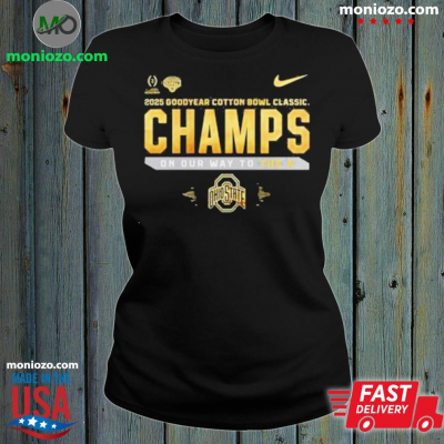 Official Ohio State Football 2025 Cotton Bowl Champions Shirt: 