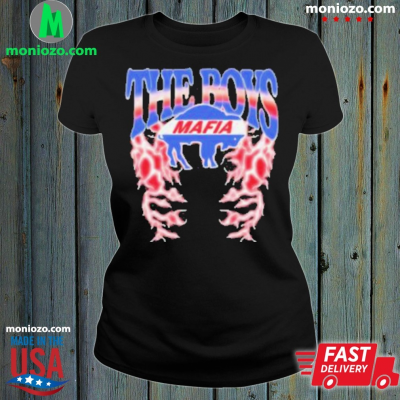 Official Buffalo Bills The Boys Mafia lightning T-shirt: 