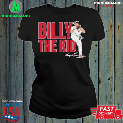Official Billy Wagner The Kid Pose Signature T-shirt: 