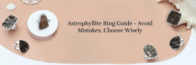 Astrophyllite Rings: A Celestial Touch of Elegance: 