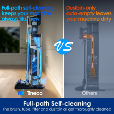 Say Goodbye to Maintenance with Tineco's Self-Cleaning Cordless Vacuum: 