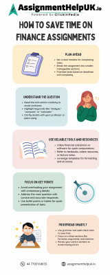 How to Save Time on Finance Assignments: 