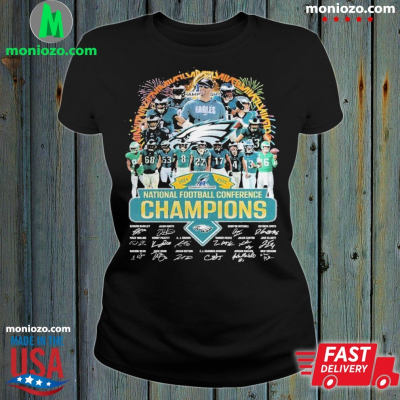 Official NFL Philadelphia Eagles 2024-2025 National Football Conference Champions Shirt: 