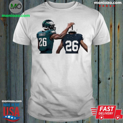 Official Eagles Philly Saquon Barkley Head Rub Funny Tee Shirt: 
