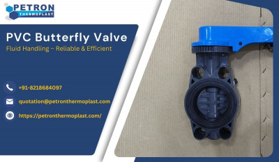 PVC Butterfly Valve for Fluid Handling – Reliable & Efficient: 