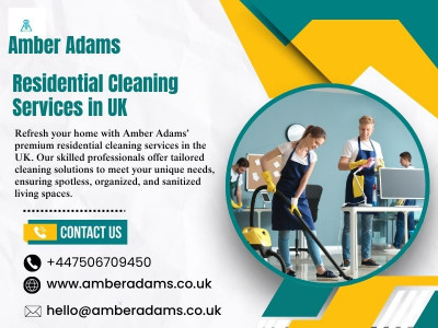 Amber Adams Delivers Spotless Residential Cleaning UK: 