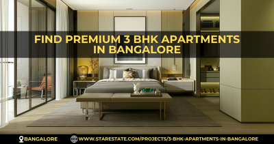 Top 3 BHK Apartments In Bangalore - Book Now: 
