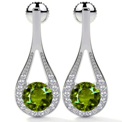 Natural Alexandrite Earrings from Brazil: 