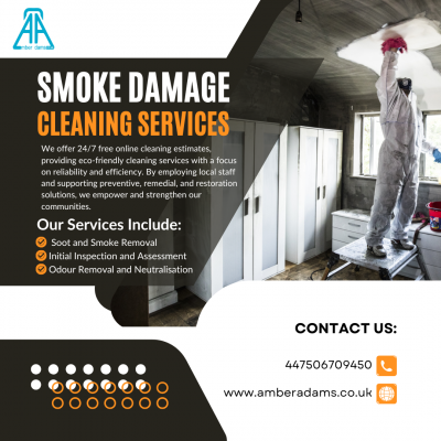 Amber Adams Restores Spaces with Smoke Damage Cleaning UK: 