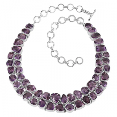 Beautiful & Restorative Amethyst Necklaces | Sagacia Jewelry: 