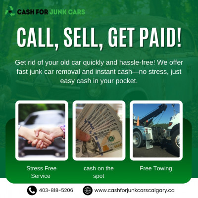 Junk Car Removal Calgary | Cash For Junk Cars Calgary: 