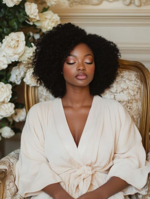 Afro Kinky Curly Hair – Bold, Voluminous Texture: 