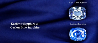 Kashmir Sapphire vs Ceylon Blue Sapphire: 