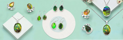 Vibrant Ammolite Jewelry: A Kaleidoscope of Color and Energy: 