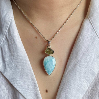 Ocean’s Tranquility: The Serenity of Larimar Jewelry: 