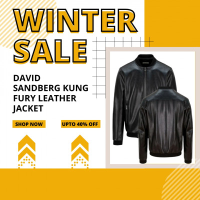 David Sandberg Kung Fury Leather Jacket: 